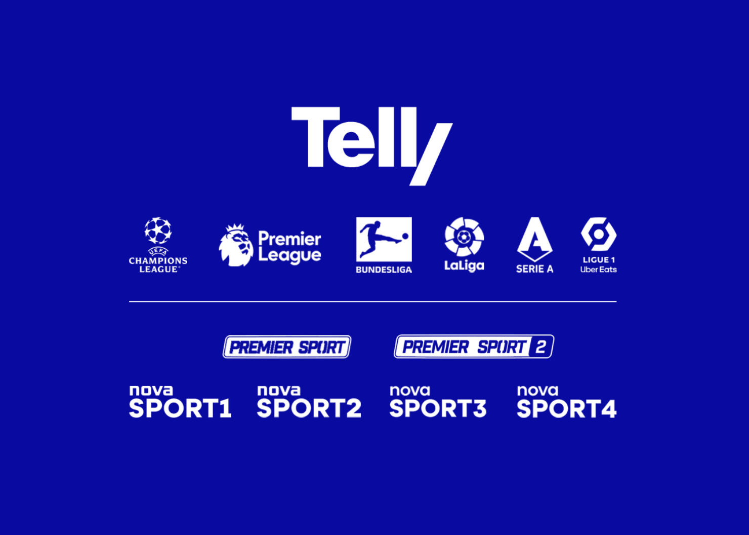 Telly má ve své nabídce nejprestižnější ligy světa včetně Serie A živě