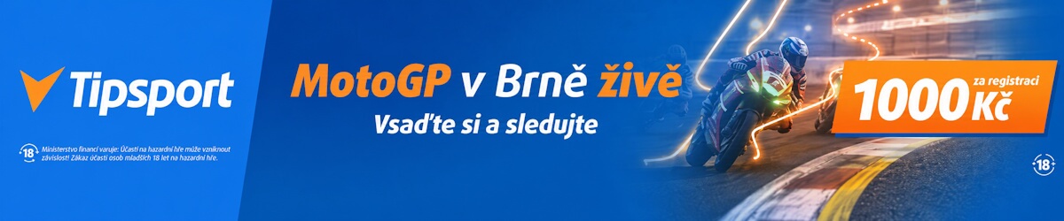 MotoGP v Brně živě na TV Tipsport