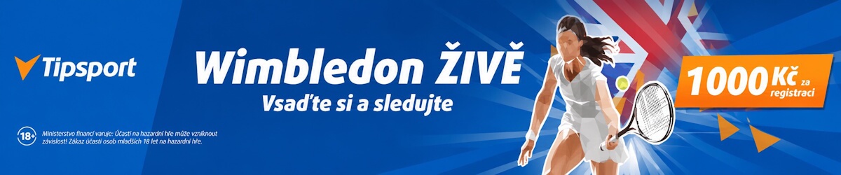 Wimbledon živě na TV Tipsport
