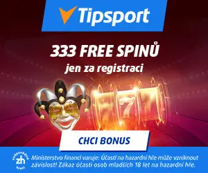 333 free spinů za registraci v Tipsportu