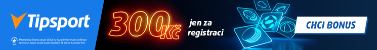 300 Kč zdarma na sázení u Tipsportu