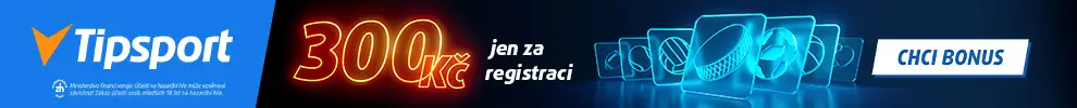 300 Kč zdarma na sázení u Tipsportu