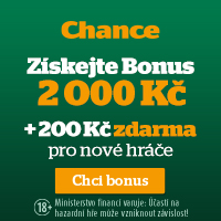 200 Kč zdarma na sázení od Chance.cz