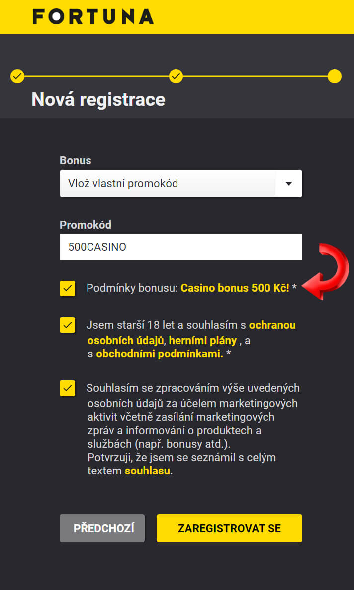 Jak funguje bonus na Fortuně?