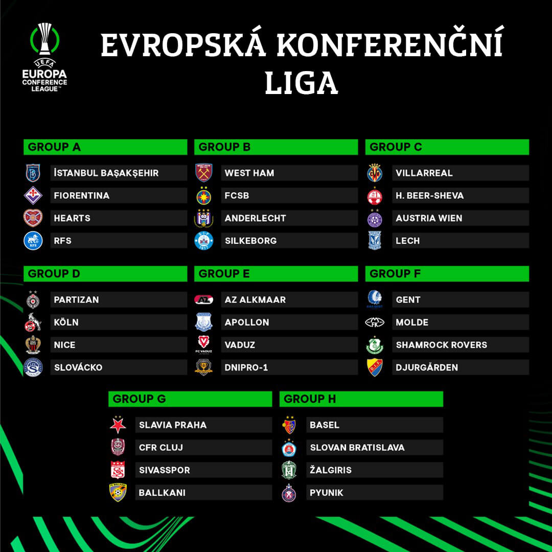 Kdy se losuje konferenční liga 2023 24?