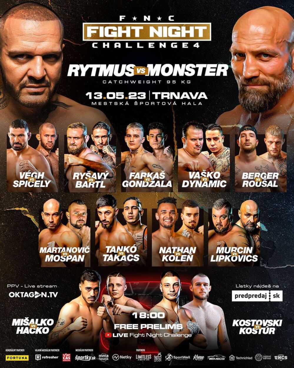 Fight Night Challenge 4 karta zápasů