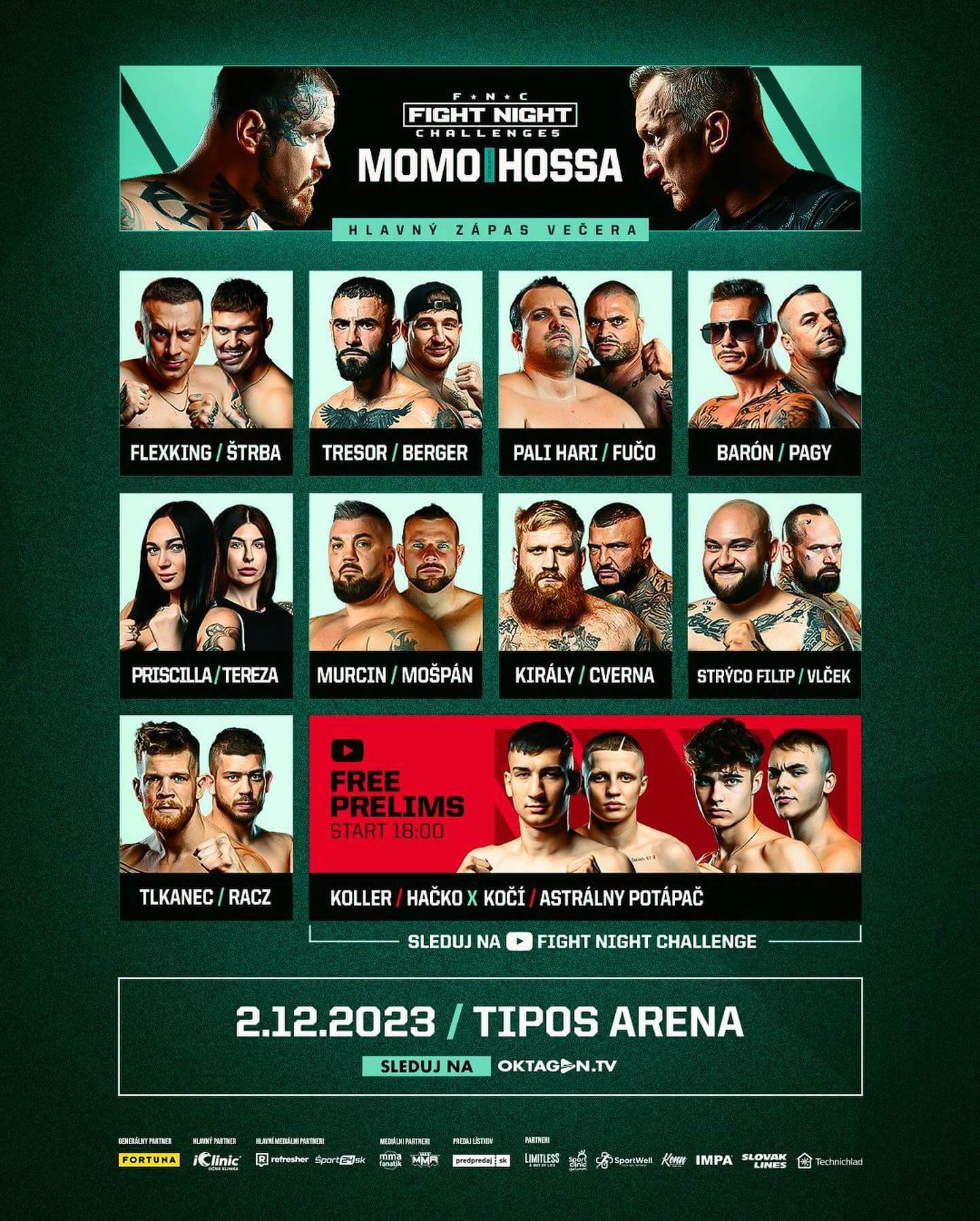 Fight Night Challenge 5 karta zápasů