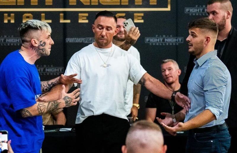 Bitva na tiskové konferenci Fight Night Challenge 5