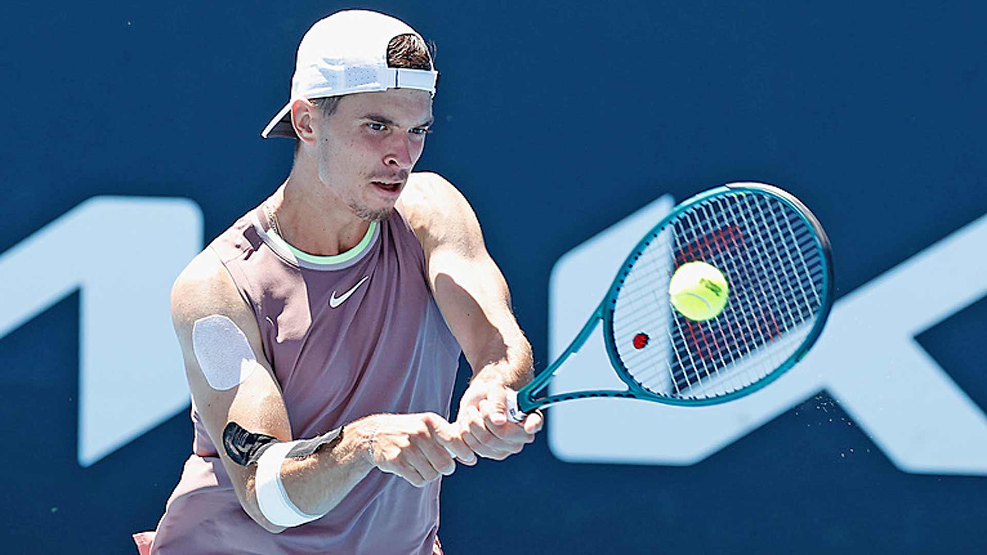 Český tenista Jakub Menšík na Australian Open 2024