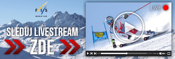 Live stream sjezdového lyžování na TV Tipsport