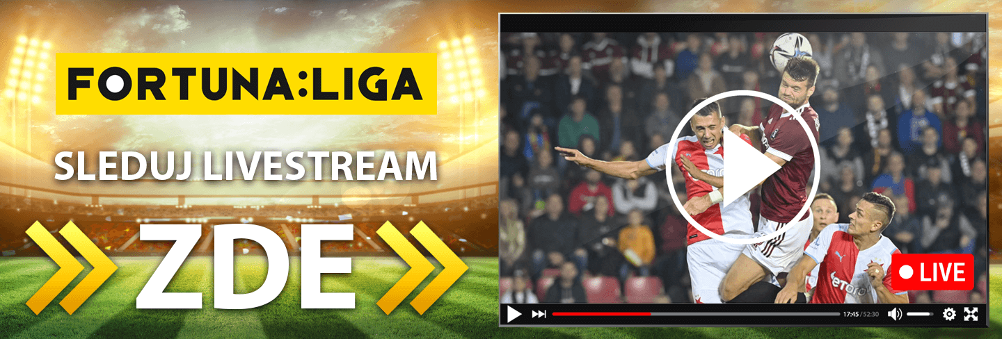 LIVE stream Fortuna ligy na Fortuna TV