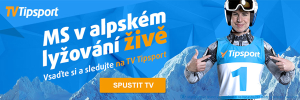 SP a MS v alpském lyžování vysílá sázková kancelář Tipsport na své online televizi Tipsport TV zcela zdarma.