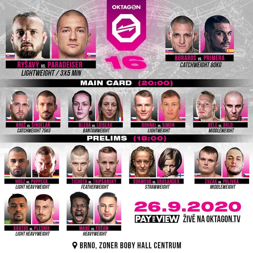 Fightcard Oktagonu 16