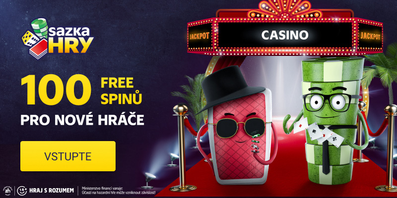 Sazka Hry aktivace 100 free spinů