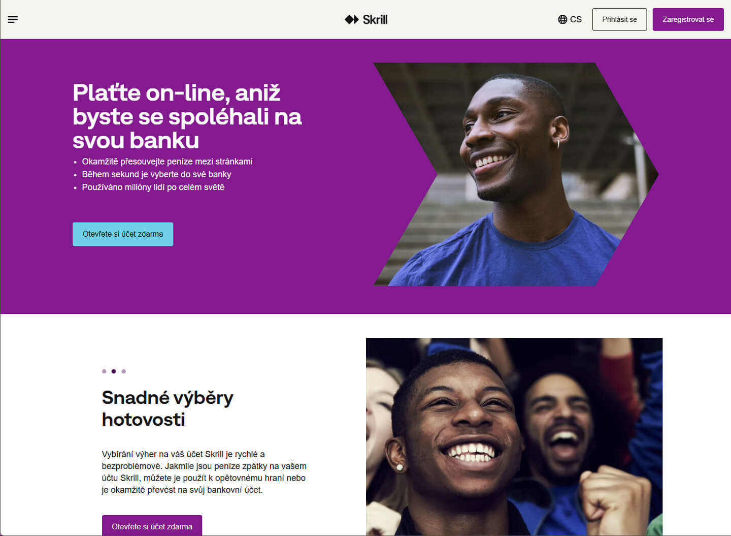 Internetová peněženka Skrill CZ