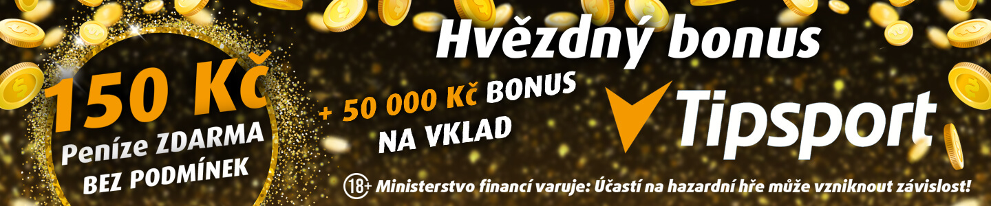 Tipsport bonus zdarma