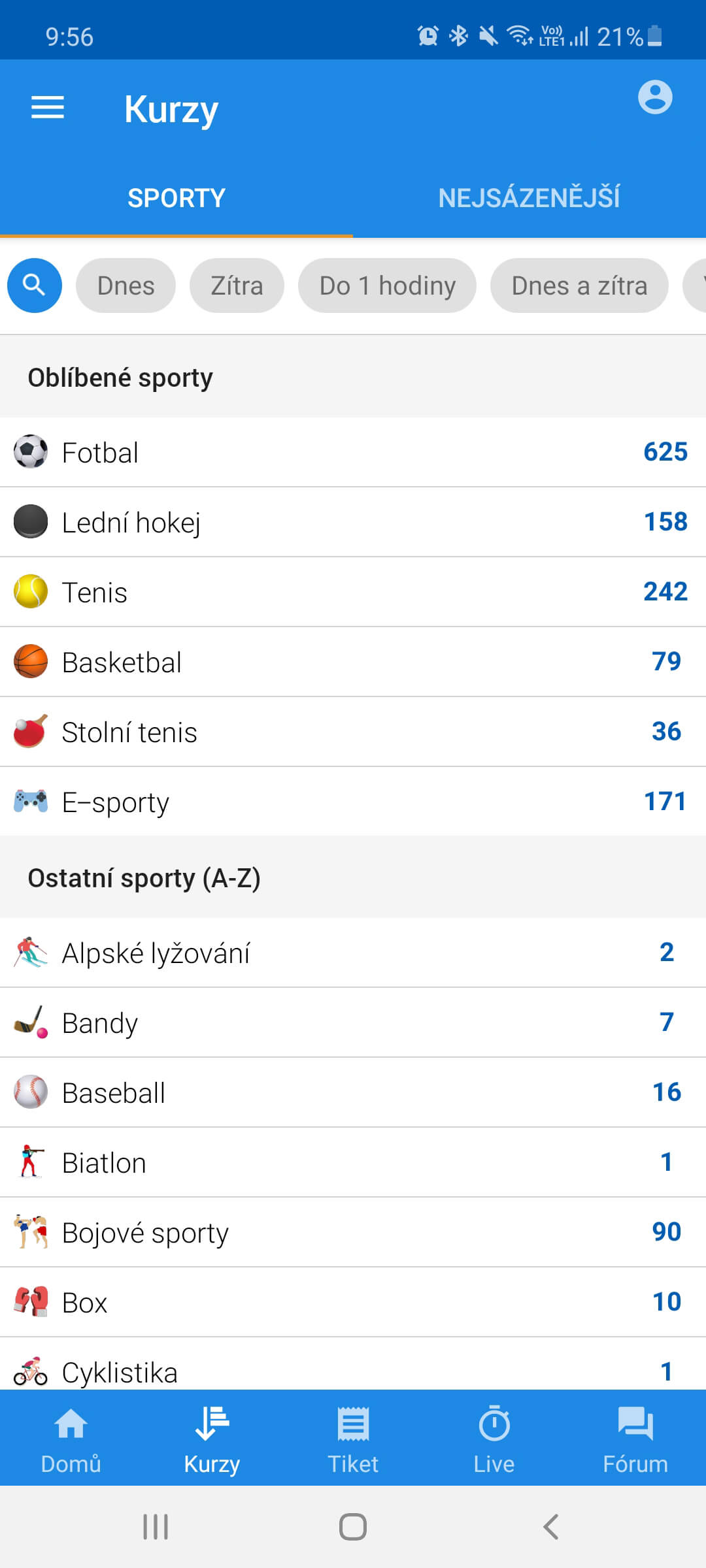 Mobilní aplikace Tipsport