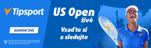 LIVE stream US Open zdarma na TV Tipsport