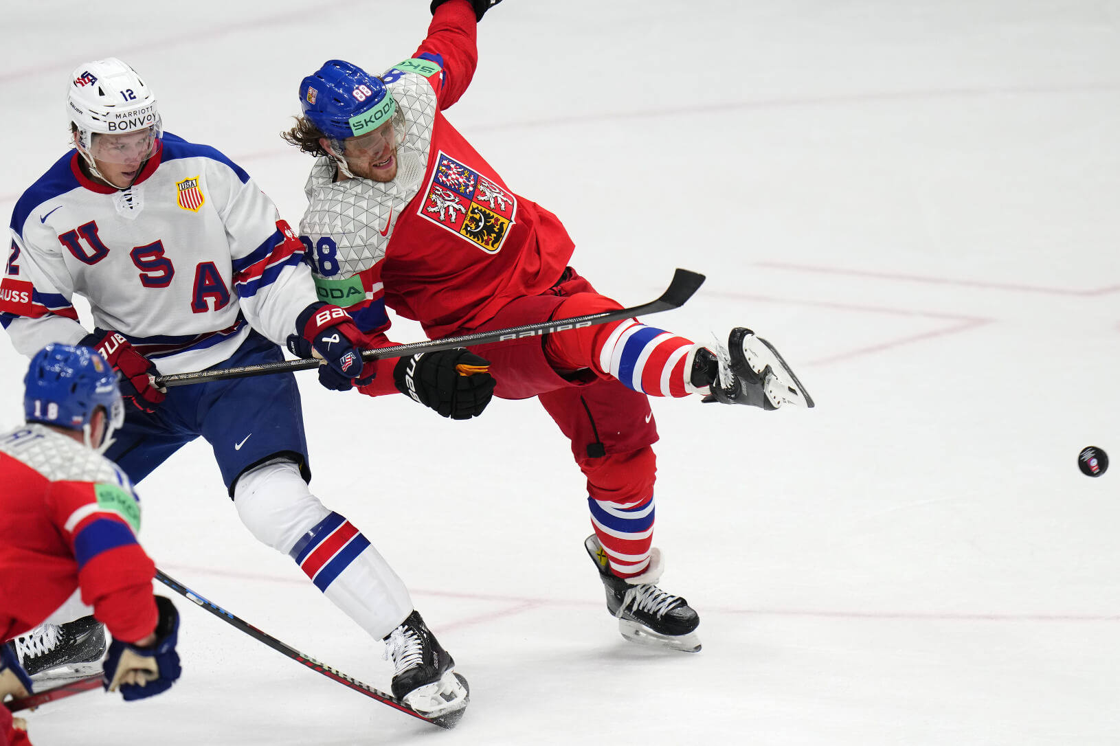 Zápas Česko vs. USA na MS v hokeji 2024