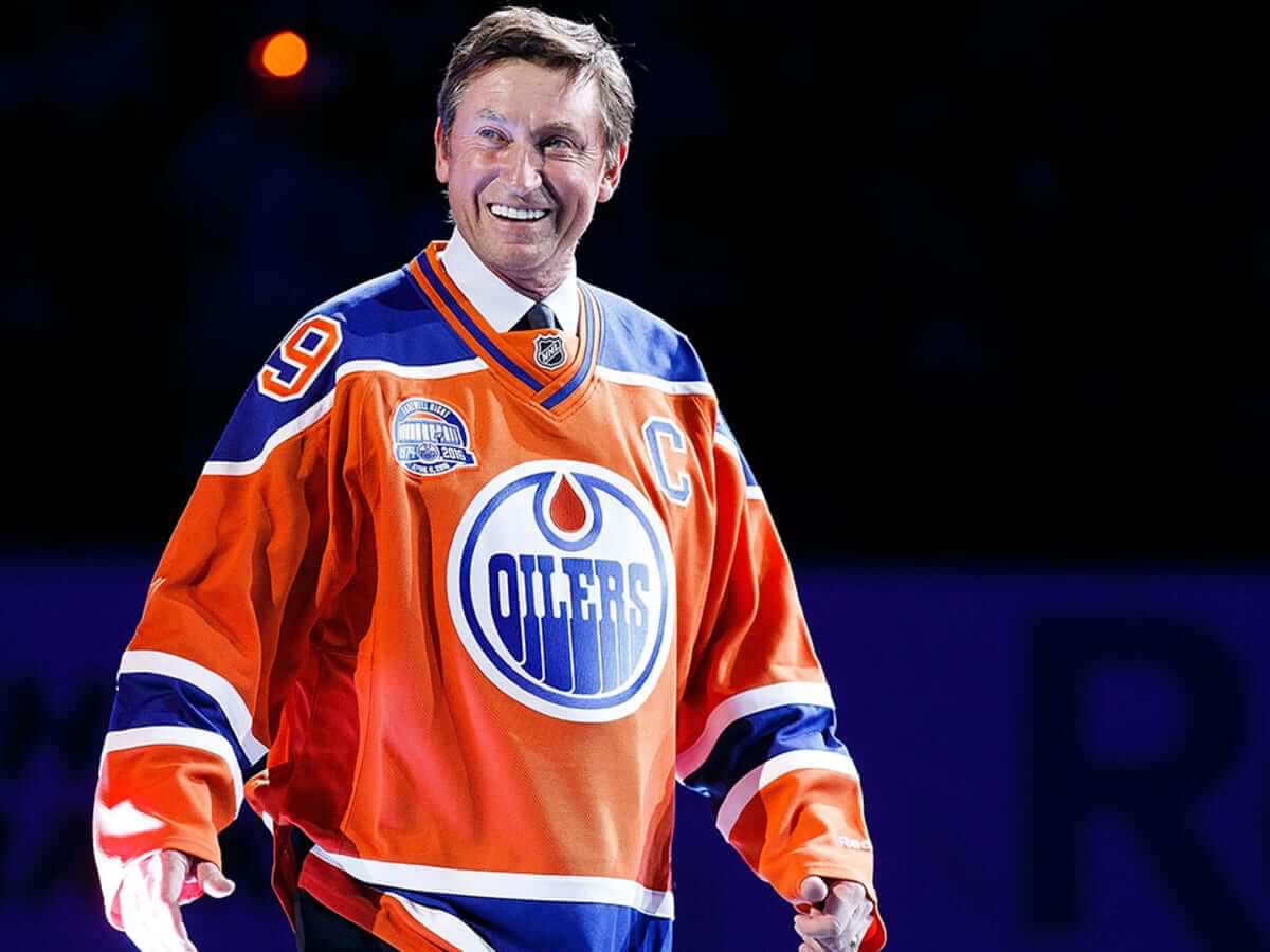 Kanadský profesionální NHL hokejista Wayne Gretzky