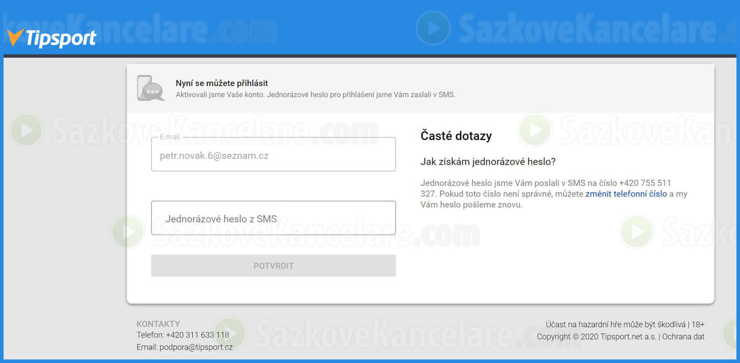 Jak se zaregistrovat na Tipsport kdyz mi není 18?