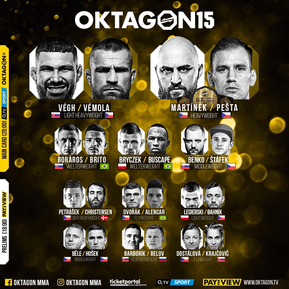 Oktagon 15 fightcard