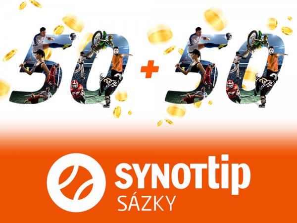 ⏳ Zapojte se do získání bonusu 50+50 za kurzové sázení v SYNOT TIPU!