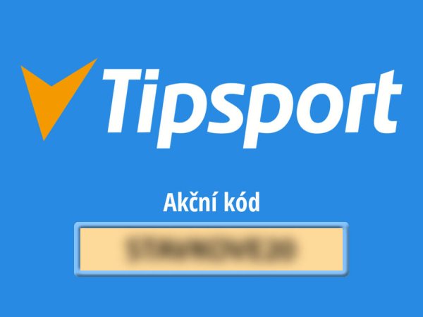 Tipsport akční kód 2022 ❤️ Funkční bonus kód pro vás