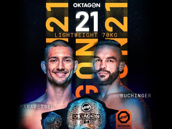 Oktagon 21 🥊 Buchinger vs Paradeiser ▶️ livestream, kurzy a informace