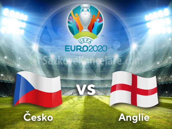 Česko – Anglie ⚽ EURO 2021 – kurzy, tipy a přímý přenos