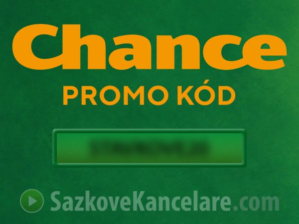 Chance akční kód 2022 ❤️ Funkční bonus kód pro vás