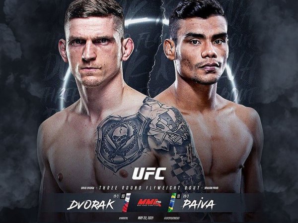 Dvořák vs Paiva 🥊 UFC FIGHT NIGHT – Paiva odstoupil!
