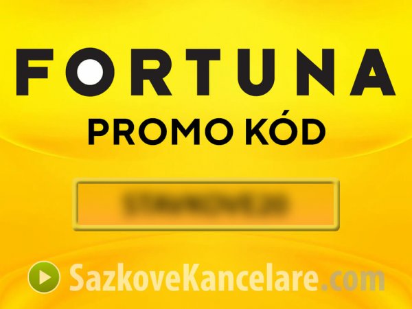 Fortuna promo kód 2022 ❤️ akční kódy pro sport, casino a loterii