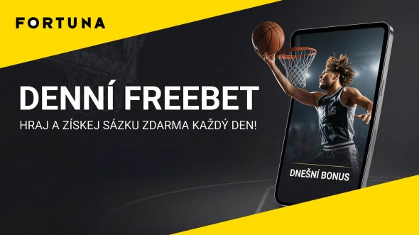 Fortuna Denní FreeBet jako promo akce se sázkou zdarma každý den