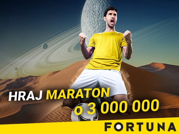 Hrajte fotbalový Fortuna Maraton o ceny za 3 000 000 Kč