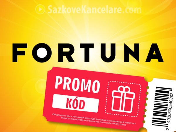 Fortuna promo kód 2022 ❤️ akční kódy pro sport, casino a loterii