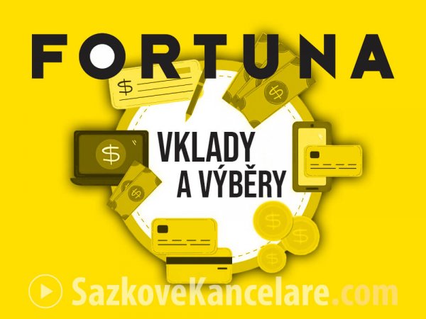 Fortuna vklady a výběry | karta, online převody, pobočka a kupony