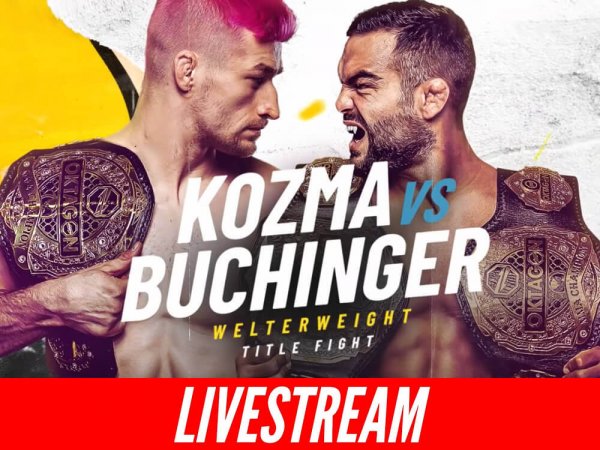 Buchinger vs Kozma LIVE stream + online přenosy | Oktagon 29