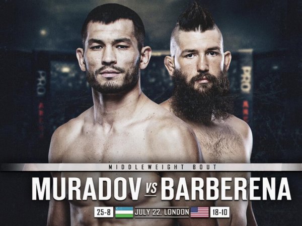 Muradov vs BarberenaðŸ¥Škurzy, sÃ¡zky, profily a LIVE stream UFC