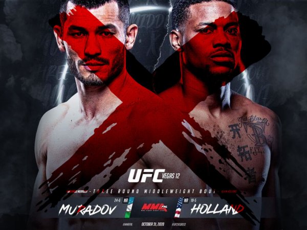 UFC FN 181: Holland vs Muradov - informace, kurzy a livestream