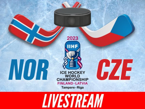 Česko – Norsko ▶️ LIVE stream a TV přenos | MS v hokeji 2023