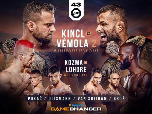 Oktagon 43 – program zápasů, fight karta, kurzy + LIVE přenos