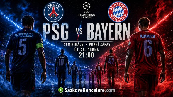PSG – Bayern Mnichov ✅ ANALÝZA + TIP pro zápas