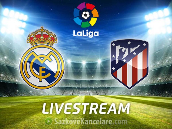 Atletico Madrid – Real Madrid ▶️ live stream, kurzy a tipy