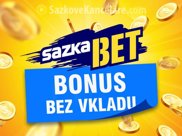 SazkaBet bonus za registraci 2023 ❤️ 500 Kč bez vkladu