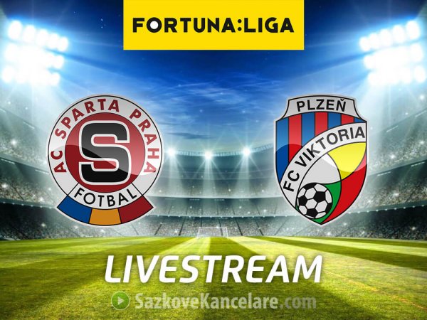 Live stream Sparta Praha – Plzeň. Jak sledovat zápas online?