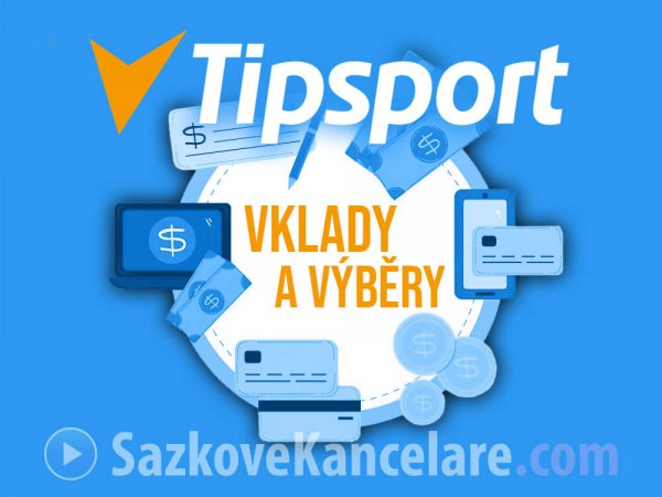 Tipsport vklady a výběry | karta, online převody, SMS a pobočka