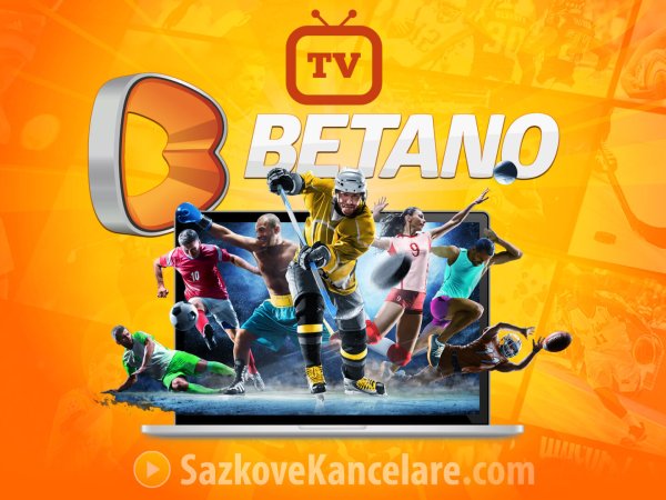 Betano TV – sledujte sportovní přenosy LIVE a ZDARMA