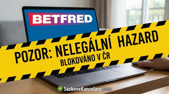 betfred.com nemá licenci od Ministerstva financí ČR