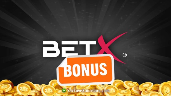 BetX bonus – 500 Kč sázka zdarma a vstupní bonus až 125 000 Kč